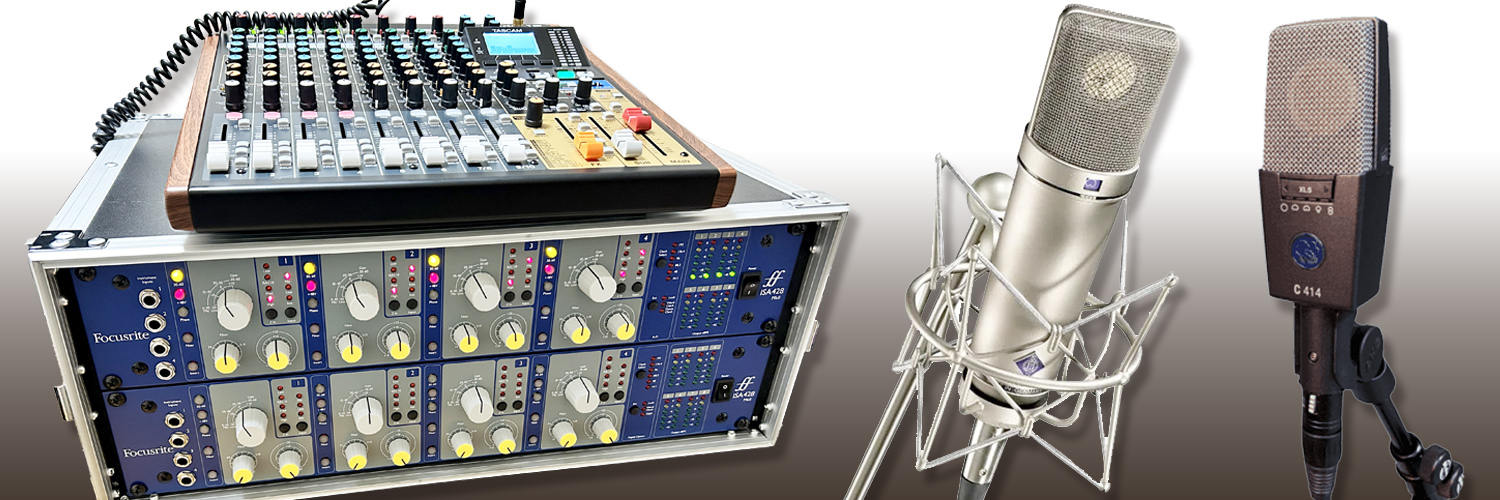 高品質機材による録音